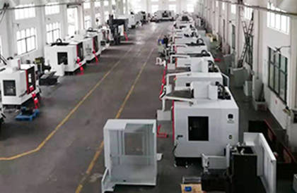 The production site of the machining center.