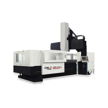 How does the Gantry Type Machining Center’s cutting capabilities and speed compare to traditional milling machines?