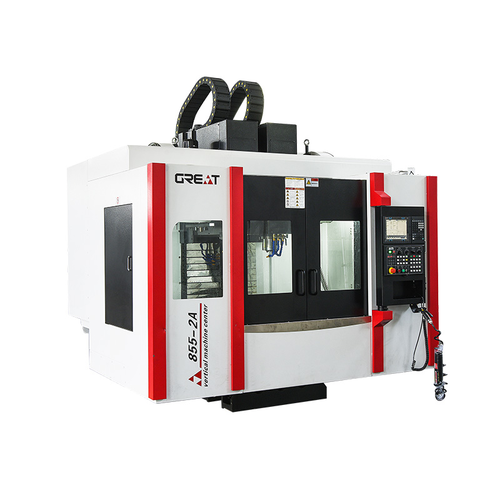 How does a double spindle machining center differ from a single spindle machining center?